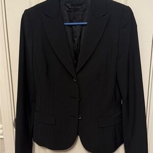 Elie Tahari Black Pinstripe Women's Blazer/Skirt set